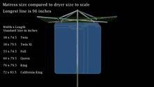 Load image into Gallery viewer, adjustable height clothesline