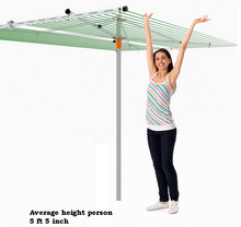 Load image into Gallery viewer, Breezecatcher clothesline drying rack 272 - Breezecatcher Clothesline - washing line