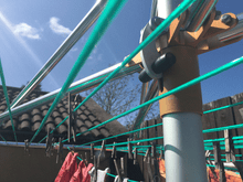 Load image into Gallery viewer, outdoor folding clothes line washing line