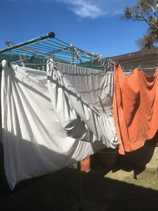 clothesline laundry drying rack washing line