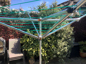 removeable foldable outdoor umbrella clothesline