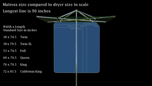 adjustable height clothesline