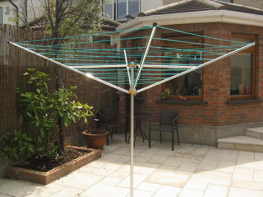 Umbrella clothesline washing line 120 ft capacity